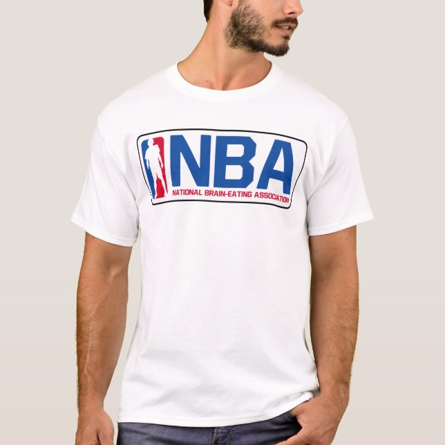 Hjärna-Äta anslutning T för NBA-medborgare T-shirt (Framsida)