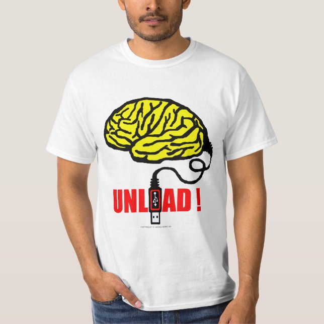 hjärna att lossa tee shirt (Framsida)