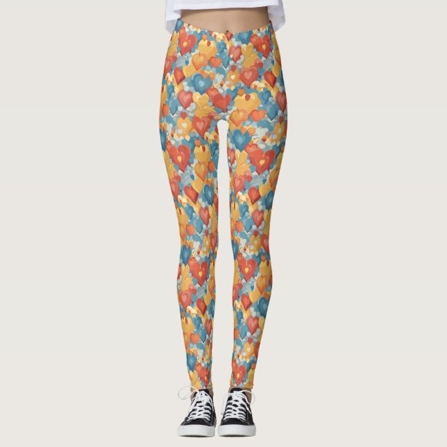 Hjärna autism leggings (Framsida)