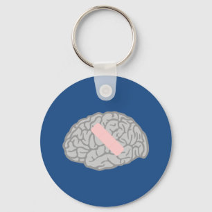 Hjärna-Knip Keychain Nyckelring