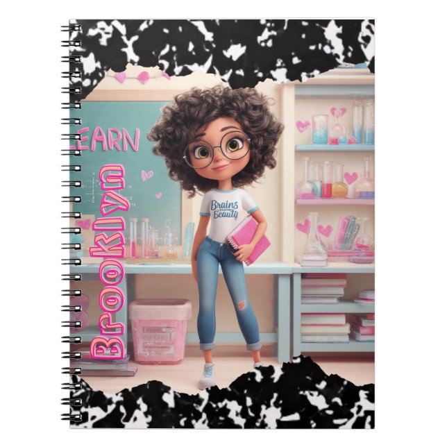 Hjärna och skönhet: Lab Notes Anteckningsbok (Framsidan)