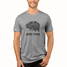 Hjärna Ordmoln Neuro Squad i Svart