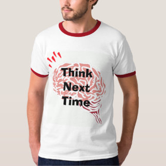 hjärna tänka därefter Time Tee Shirt
