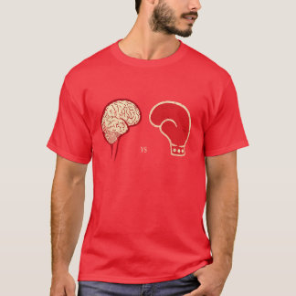 Hjärna vs muskler tee shirt