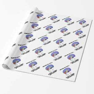 Hjärnan är full kan inte tänka Anymore Presentpapper
