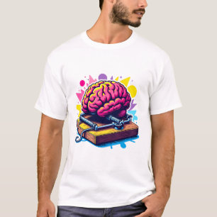 Hjärnan fångade i ett Mousetrap - Tänka Twice! T Shirt