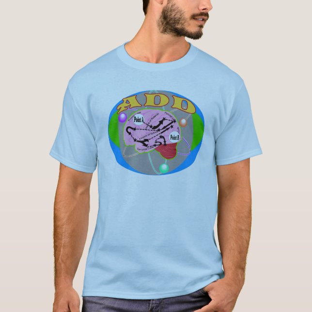 Hjärnan med TILLFOGAR Tee Shirt (Framsida)