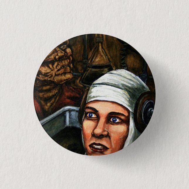 Hjärnan, som skulle inte matrisen, knäppas knapp (Framsida)