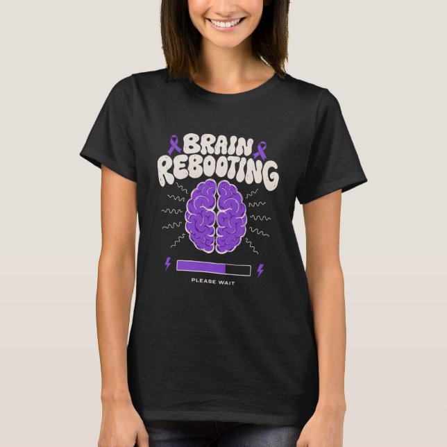 Hjärnan startar om, vänta t shirt (Framsida)