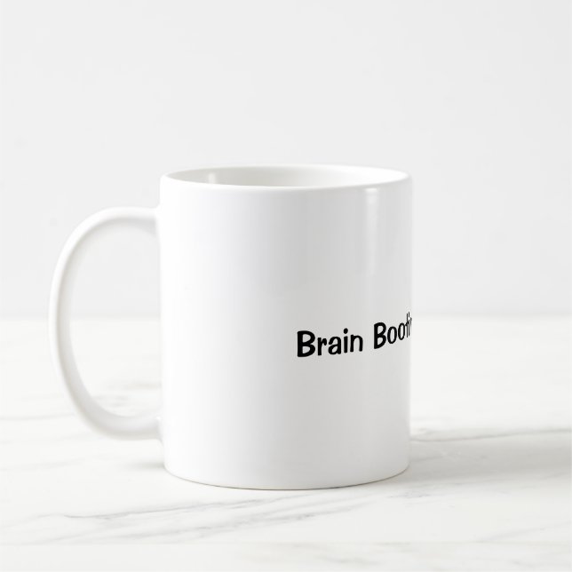 Hjärnan startar... Vänligen vänta | Rolig kaffemug Kaffemugg (Vänster)