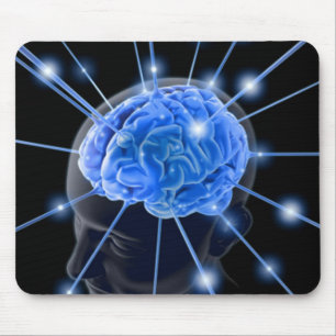 Hjärnan strålar Mousepad Musmatta
