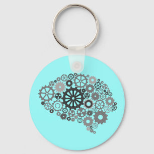 Hjärnan utrustar Keychain Nyckelring