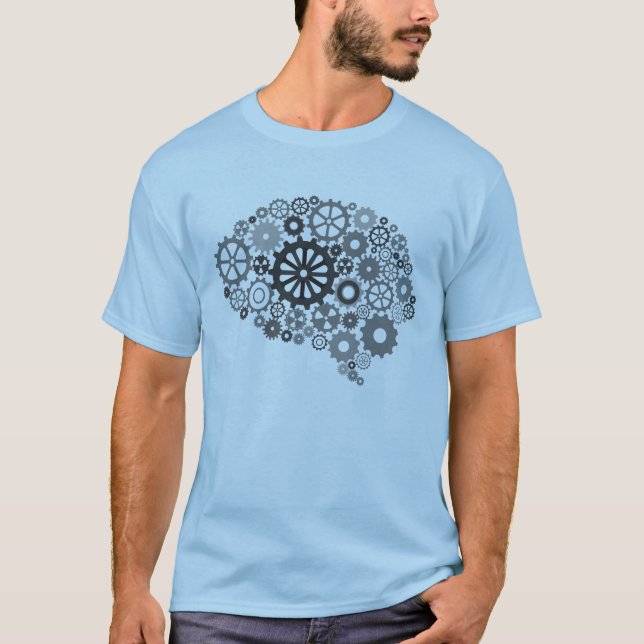 Hjärnan utrustar T-tröja Tee Shirt (Framsida)