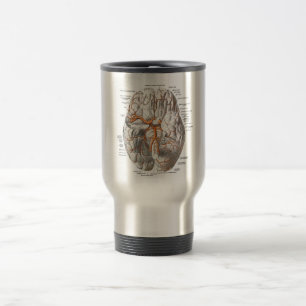 Hjärnanatomitravel mug resemugg