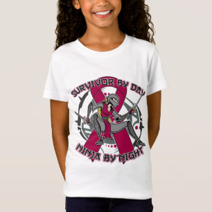 HjärnAneurysmöverlevande vid dagen Ninja vid nat Tee Shirt