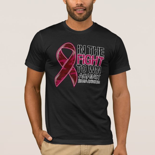 Hjärnanneurysm - Kamp mot vinning T-shirt (Framsida)