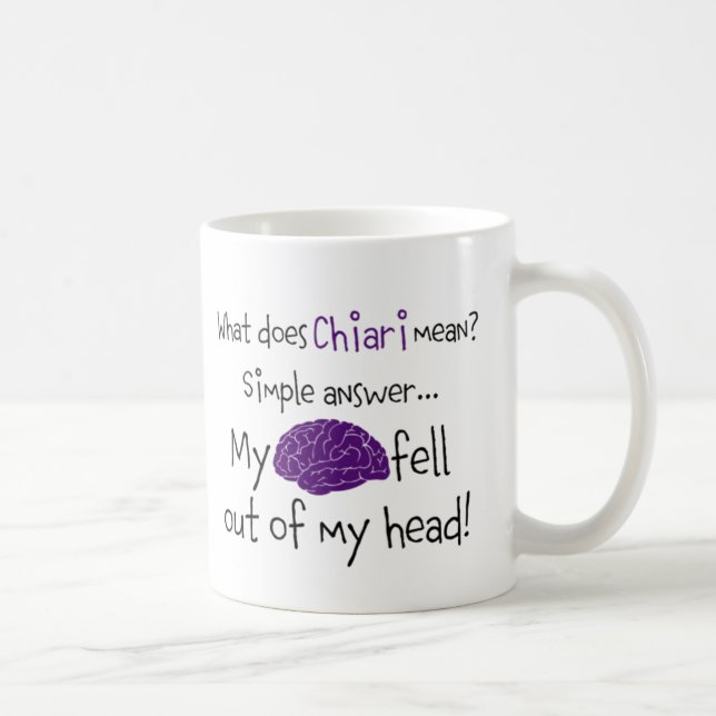 Hjärnavverkning ut kaffemugg (Höger)