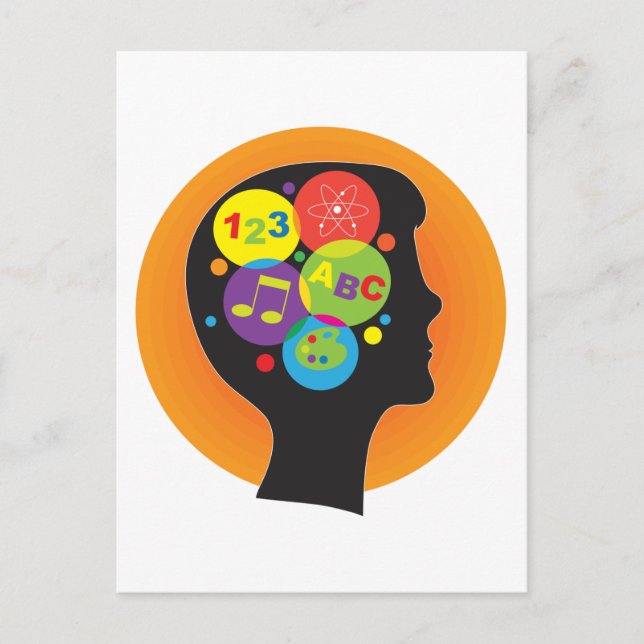 Hjärnbarn Vykort (Framsida)