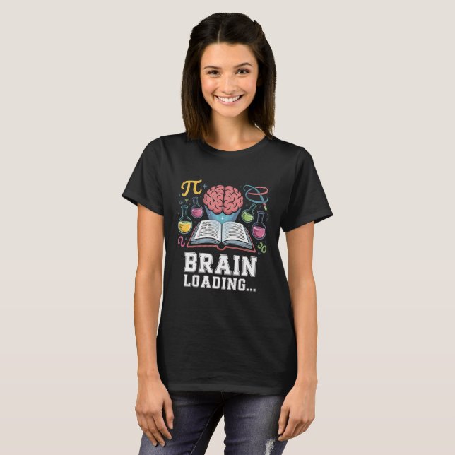 Hjärnbelastning T-Shirt | Back to school Science T (Hel framsida)