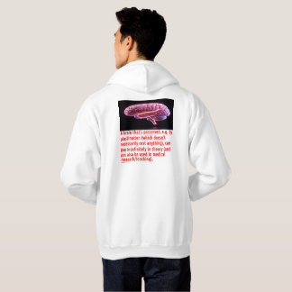 Hjärnbevarande meddelande #3 hoodie