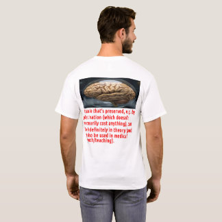 Hjärnbevarande meddelande (sfäroid) t shirt