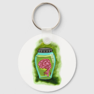 Hjärnburk Keychain Nyckelring