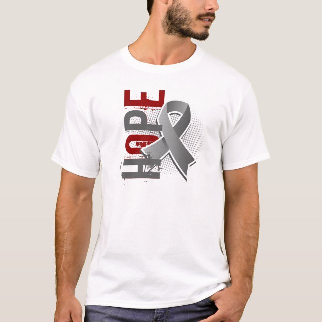 Hjärncancer för hopp 2 t-shirt (Framsida)