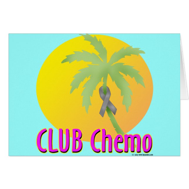 Hjärncancer Hälsningskort (Framsidan Horizontal)