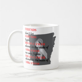 Hjärncancer medvetenhet i Arkansas Kaffemugg