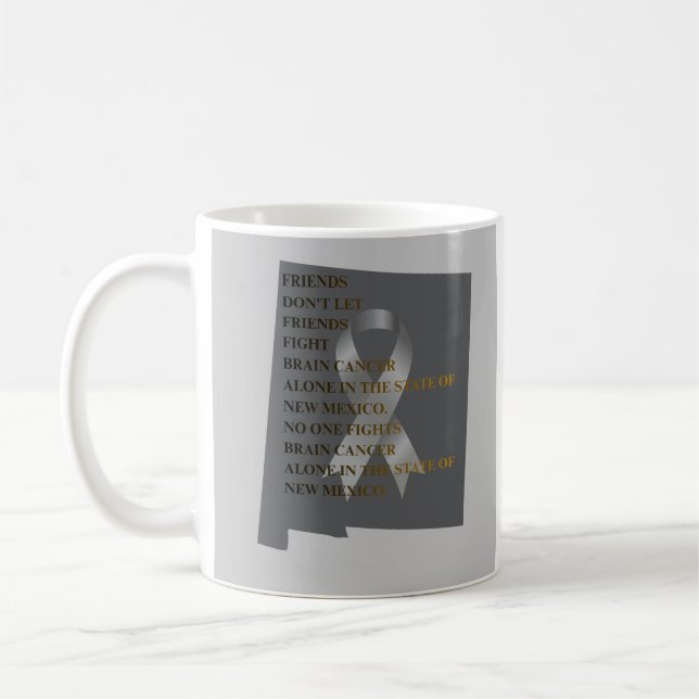 Hjärncancer medvetenhet i New Mexico  Kaffemugg (Vänster)
