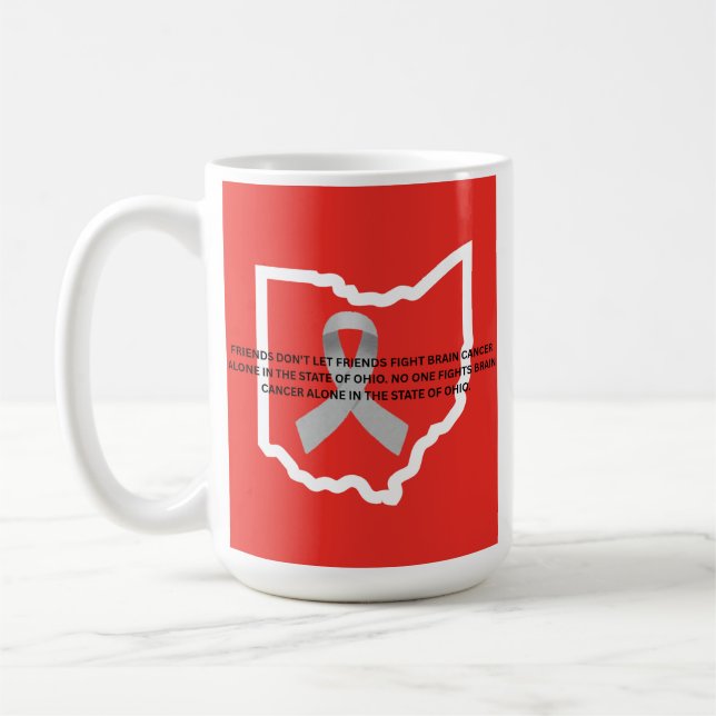 Hjärncancer medvetenhet i Ohio Kaffemugg (Vänster)