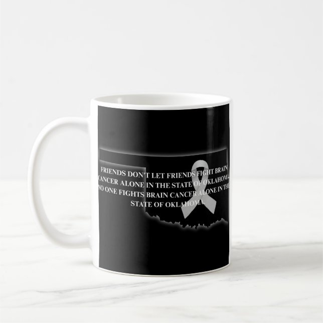 Hjärncancer medvetenhet i Oklahoma  Kaffemugg (Vänster)