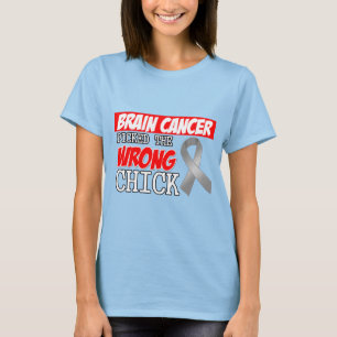 Hjärncancer valde den fla chicken t-shirt