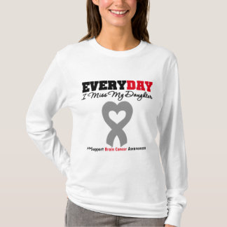 Hjärncancer varje dag mig Fröcken min dotter T-shirt