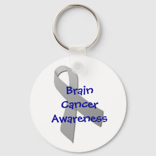Hjärncancermedvetenhet Keychain Nyckelring