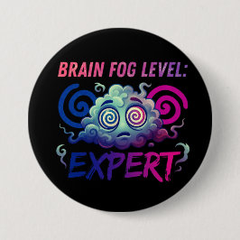 Hjärndimma nivå: Expert – Perimenopause humor Knapp