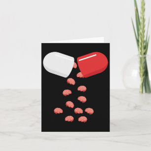Hjärnfyllning - Placebo Sticker Kort