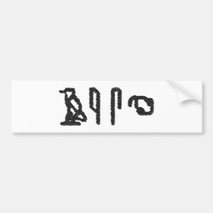 Hjärnhieroglyfi Bildekal