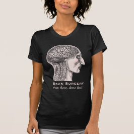 Hjärnkirurgi Survivor Antique Medical Engrave T Shirt
