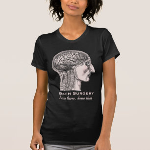 Hjärnkirurgi Survivor Antique Medical Engrave T Shirt