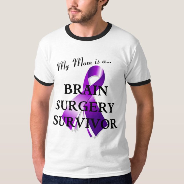 Hjärnkirurgiöverlevande Tee Shirt (Framsida)