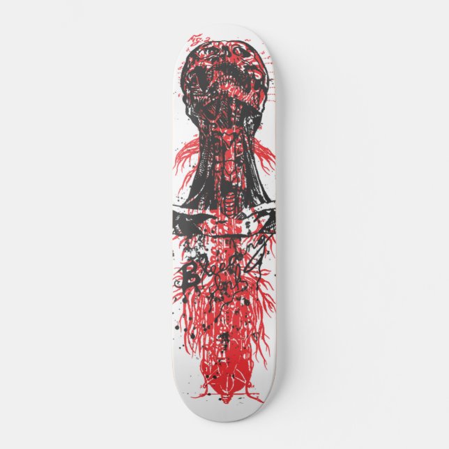 Hjärnnackerygg Mini Skateboard Bräda 18,5 Cm (Framsida)