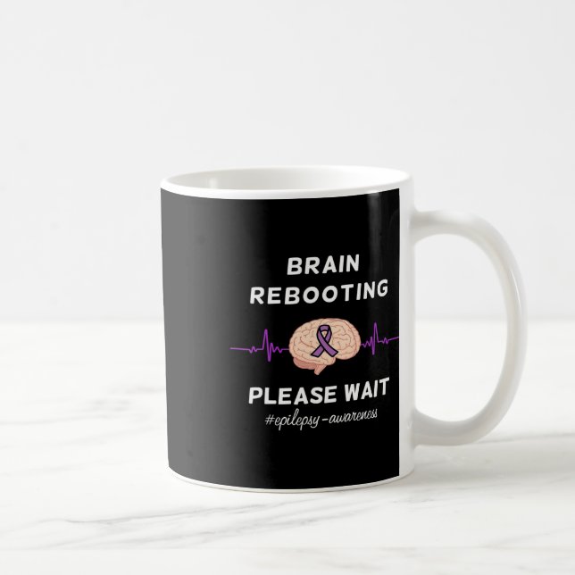 Hjärnomstart Vänta tills epilepsimedvetenheten är  Kaffemugg (Höger)