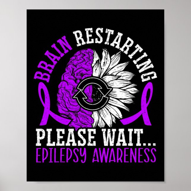 Hjärnomstart Vänta tills epileptisk epilepsi har k Poster (Framsidan)