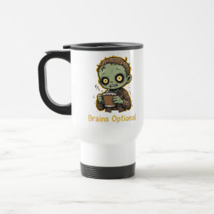 Hjärnor Valfria Zombie Kaffe Roligt Sött Odöda Resemugg