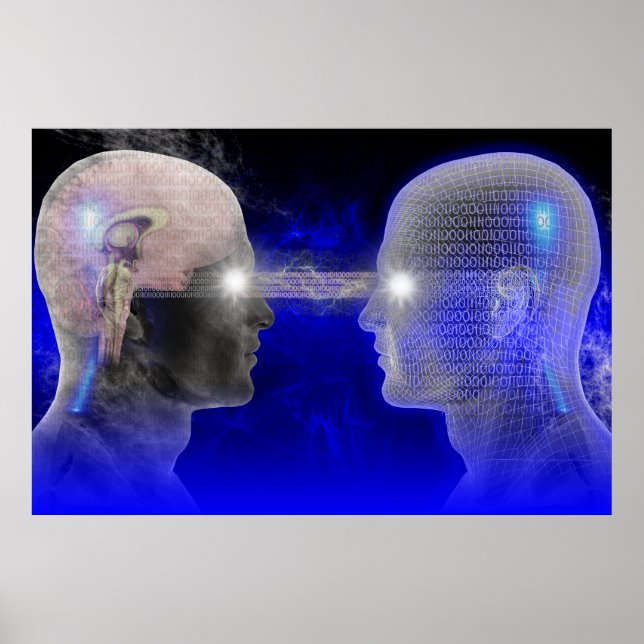 Hjärnöverföring poster (Framsidan)