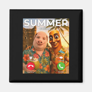 Hjärnröta john pork rolig sommarlov tung magnet