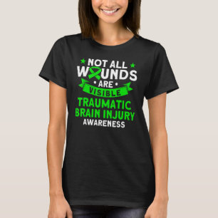 Hjärnskada Alla sår är inte synliga Tbi Brain T Shirt