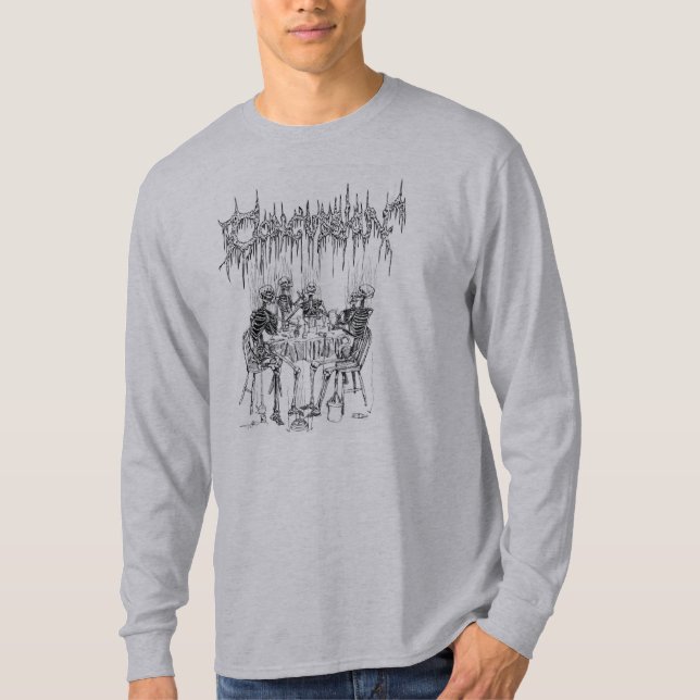 Hjärnskakning som röker skelett tee (Framsida)