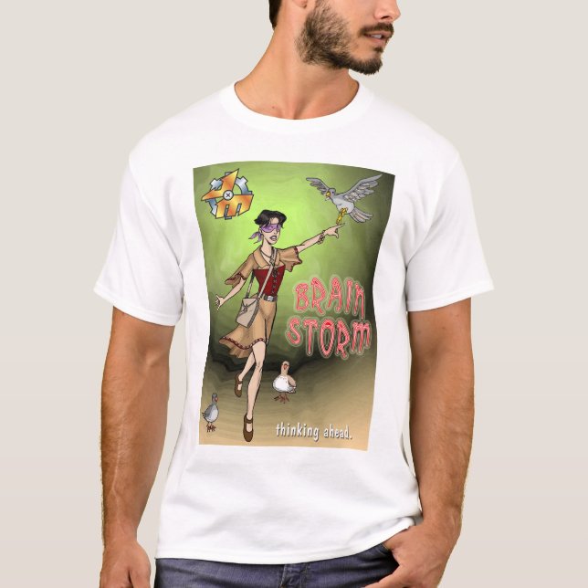 Hjärnstorm Tee Shirt (Framsida)